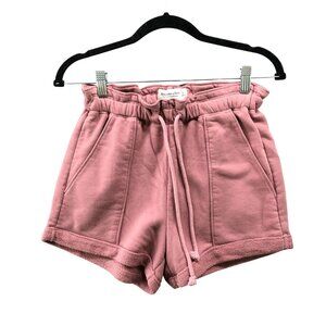Abercrombie & Fitch Pink Sweat Shorts Womens S High Rise Soft AF Drawstring